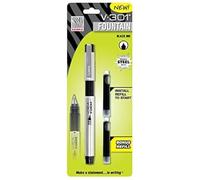 Zebra V-301 Stainless Steel Fountain Pen with Refill, Black, 1-Pack(48111) by Zebra Pen