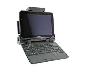 Zebra vehicle charging-/communication station, with lock