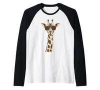 Zebra With Sunglasses Men Women Kids Wildlife Zoo Day Animal Maglia con Maniche Raglan