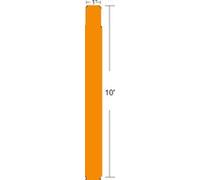 Zebra Z-Band Fun Orange 1400 Etikett en 4 Rolle n 10012712-6