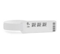 Zebra Z-Band UltraSoft Braccialetti da ospedale Bianco Monocromatico 10015359K