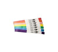 Zebra Z-Band UltraSoft Braccialetti da ospedale Blu Bianco 10015355-BK