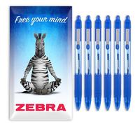 Zebra Z-Grip Liscio Retraibile a Sfera Penna - 1.0mm Nib - Vari Colore