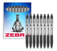 Zebra Z-Grip Liscio Retraibile a Sfera Penna - 1.0mm Nib - Vari Colore