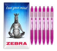 Zebra Z-Grip Liscio Retraibile a Sfera Penna - 1.0mm Nib - Vari Colore