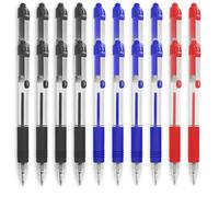 Zebra Z-Grip Retrattile Penna a Sfera Economia Confezione Di 40 - Nero,Blu,& Red