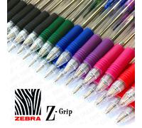 Zebra Z-Grip Retrattile Penne a Sfera - Paraurti Confezione Di 40 Assortiti