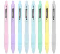 Zebra Z-Grip Smooth Ballpoint Pen - 1.0mm - Black Ink - Pastel/Blush Barrels - Pack of 8