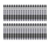Zebra Z Grip Smooth Black Retractable Ballpoint pens with Easy Glide Ink, Comfor