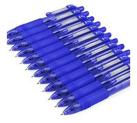 Zebra Z-Grip Smooth - Mini penne a sfera retrattili, 1,0 mm, blu, confezione da 12