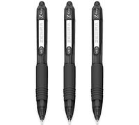 Zebra Z-Grip Smooth Mini Retractable Ballpoint Pens - 1.0mm - Black - Pack of 3