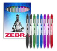 Zebra Z-Grip Smooth Penna A Sfera Retrattile Nib 1.0mm Vari Colori