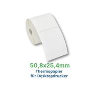 Zebra Z-Perform 1000D, Rotolo etichette, Carta termosensibile, 50,8x25,4mm