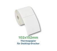 Zebra 12-Pack Label DT 4X6 475/ROLL PE DQP 3000 Bianco