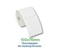 Zebra Z -Select 2000D Etichetta termalect 102mm x 76mm -12 pacchetto (adesivo permanente, rivestito, core da 25 mm)