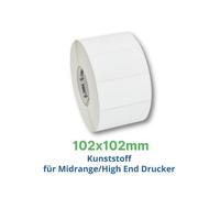 Zebra Z-Ultimate 3000T, Rotolo etichette, materiale sintetico, 102x102mm
