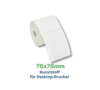Zebra Z-Ultimate 3000T, Rotolo etichette, materiale sintetico, 76x76mm, argento