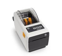 Zebra ZD411-HC, 8 punti /mm (203dpi), RTC, USB, USB Host, BT, WLAN, EPLII, ZPLII, Kit (USB), bianco