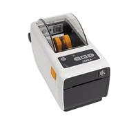 Zebra ZD411-HC, 12 punti /mm (300dpi), RTC, USB, USB Host, BT (BLE), Ethernet, EPLII, ZPLII, Kit (USB), bianco