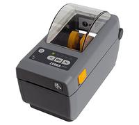 Zebra ZD411d Stampante con bordo a strappo - 300 DPI - Termodiretta - Larghezza di stampa massima 54 mm, Bluetooth, USB, interfaccia host USB (ZD4A023-D0EM00EZ)