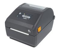 ZEBRA ZD421d Stampante con bordo a strappo - 203 DPI - Termodiretta - Larghezza di stampa massima 104 mm, BTLE, USB, interfaccia host USB (ZD4A042-D0EM00EZ), grigio (scuro)