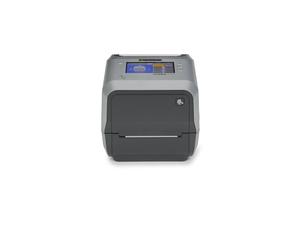 Zebra ZD621d, 8 punti /mm (203dpi), Peeler, Disp. (colour), RTC, USB, USB Host, RS232, BT (BLE), Ethernet, grigio