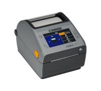 Zebra ZD621d ZD6A142-D1EF00EZ DT, 8 dots/mm (203 dpi), stampante di etichette, RTC, USB, USB Host, RS232, BT (BLE), Ethernet, spellicolatore, grey (su