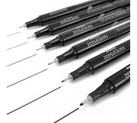 Zebra Zensations Disegno Tecnico Penne Set Completo Di 6 Gradi Inchiostro Nero