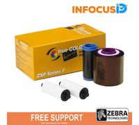Zebra Zxp Serie 7 800077-749EM Ymckok Colore Inchiostro Nastro con Nero Pannello