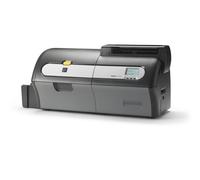 Zebra ZXP Serie 7 Z72-0M0C00H0EM00, Extended Output Hopper, dual sided, 12 dots/mm (300 dpi), USB, Ethernet, MSR, stampante per schede