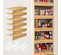 Zebrabox Coperture in PVC per scaffalature in PVC, 89 x 40,6 cm, con 12 supporti, set da 6, copertura per mensole in filo, durevole e resistente all'umidità, per negozi, dispense, cucina, armadio