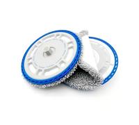 ZebRaz Supporto for mocio, Vassoio for mocio, Panno for la Pulizia, Compatibile con ECOVACS T30S Combo /T30 PRO Robot Aspirapolvere Accessori Ricambi(Mop Holder 2pcs And mop 2pcs)