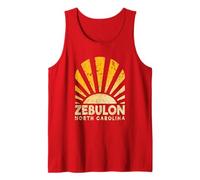 Zebulon NC - Sunny Zebulon Carolina del Nord Canotta