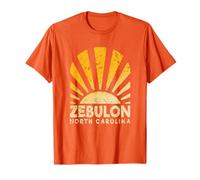 Zebulon NC - Sunny Zebulon Carolina del Nord Maglietta