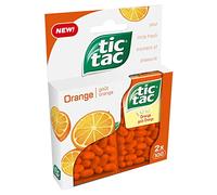 Zecche arancioni | Tic Tac | Duopack arancione | Peso totale 98 grammi