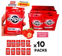 Zecche da masticare Wrigley Eclipse sapore di fragola 45 g confezione...