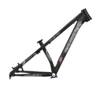 ZECHAO Telaio for Mountain Bike Boost 12 * 148 MM, Telaio for Bici Pendenza in Lega di Alluminio 26/27,5 Pollici Assorbimento degli Urti Integrato con Morsetto for Tubo Sella(Black)
