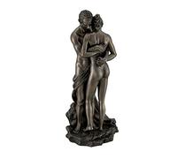 Zeckos Gli Amanti Finitura Bronzo Loving Coppia toccano Nude Statue