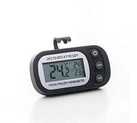 ZEDACA® Mini termometro digitale elettronico LCD Indicatore sensore impermeabile Frigorifero Misuratore di temperatura elettronico dedicato da cucina con magnete e gancio-Bianca