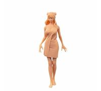 ZEDACAKAI 1/24 Figura Carino ragazza in accappatoio Modello Scena in miniatura GK Bisogno di essere Colorato Da YourselfNo4