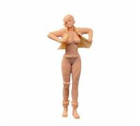 ZEDACAKAI 1/35 Figura Anime boxe ragazza che indossa una bellezza qipao modella scena in miniatura GK bisogno di essere colorato da te stesso No5