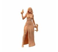 ZEDACAKAI 1/43 Figura Anime Ragazza con una pistola Cavaliere Maschio Con pistola Modello Scena in miniatura GK Bisogno Di Essere Colorato Da Te Stesso No6