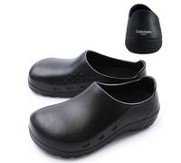 Zedazoom Scarpe Lavoro Cucina Punta d'Acciaio Anti Schiacciante Scarpe Antinfortunistiche Uomo,Adatte a Ristoranti, Alberghi,Cucine, Ospedali,Sanità,Servizi di Ristorazione,Dentisti,Giardini, ECC