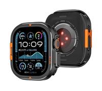 ZEDEVB Metal Case for Apple Watch Ultra 2 49mm Series 10 46mm Protector Case Aluminum Cover Bumper Frame for IWatch Series 10 9 8 7 6 5 4 SE Watch Cases(Black,Series 10 46mm)