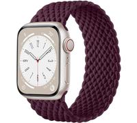 Zedoli Cinturino Solo Loop intrecciato compatibile con cinturini iWatch da 38 mm, 40 mm, 41 mm, da donna, regolabile, in nylon elastico, sportivo, per Apple Watch serie 9, 8, 7, 6, 5, 4, 3, 2, 1, SE,