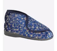 Zedzzz Geraldine Donna Pantofole Classiche Lavabili Navy Bootee Comfort