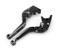 ZEEBQHKLW Motociclo per Hunter 350 per HNTR 2022 2023 2024 CNC Regolabile Moto Pieghevole Allungabile Leva Frizione Freno Accessori(Grigio)