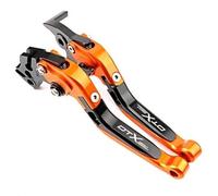 ZEEBQHKLW Motociclo per KYMCO DTX360 DTX 360 Dtx360 2022 2023 2024 Leve Frizione Freno Estensibili Pieghevoli per Moto Regolabili Accessori(Orange-Black)