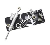ZEEBQHKLW Stabilizzatore del Manubrio per Ducati 848 2008 2009 2010 Kit di Montaggio per Staffa Stabilizzatrice dello Sterzo in Alluminio CNC Regolabile per Moto(Set 1)