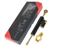 ZEEBQHKLW Stabilizzatore del Manubrio per Y&amaha MT 09 MT07 YZF R1 FZ1 XJR1300 MT-07 CNC Kit di Montaggio per Staffa di Controllo di Sicurezza per Ammortizzatore di Sterzo per Moto(Black Gold)